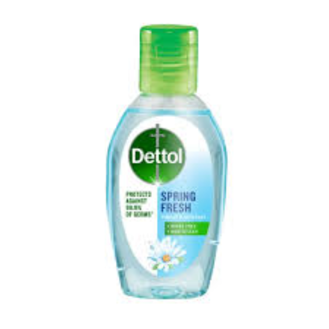 DETTOL HAND SANITISER SPRING FRESH 50ML